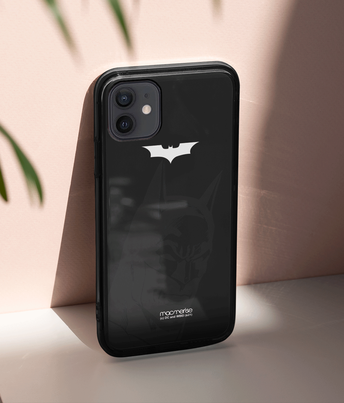 Silhouette Batman - Lumous LED Case for iPhone 13 Pro