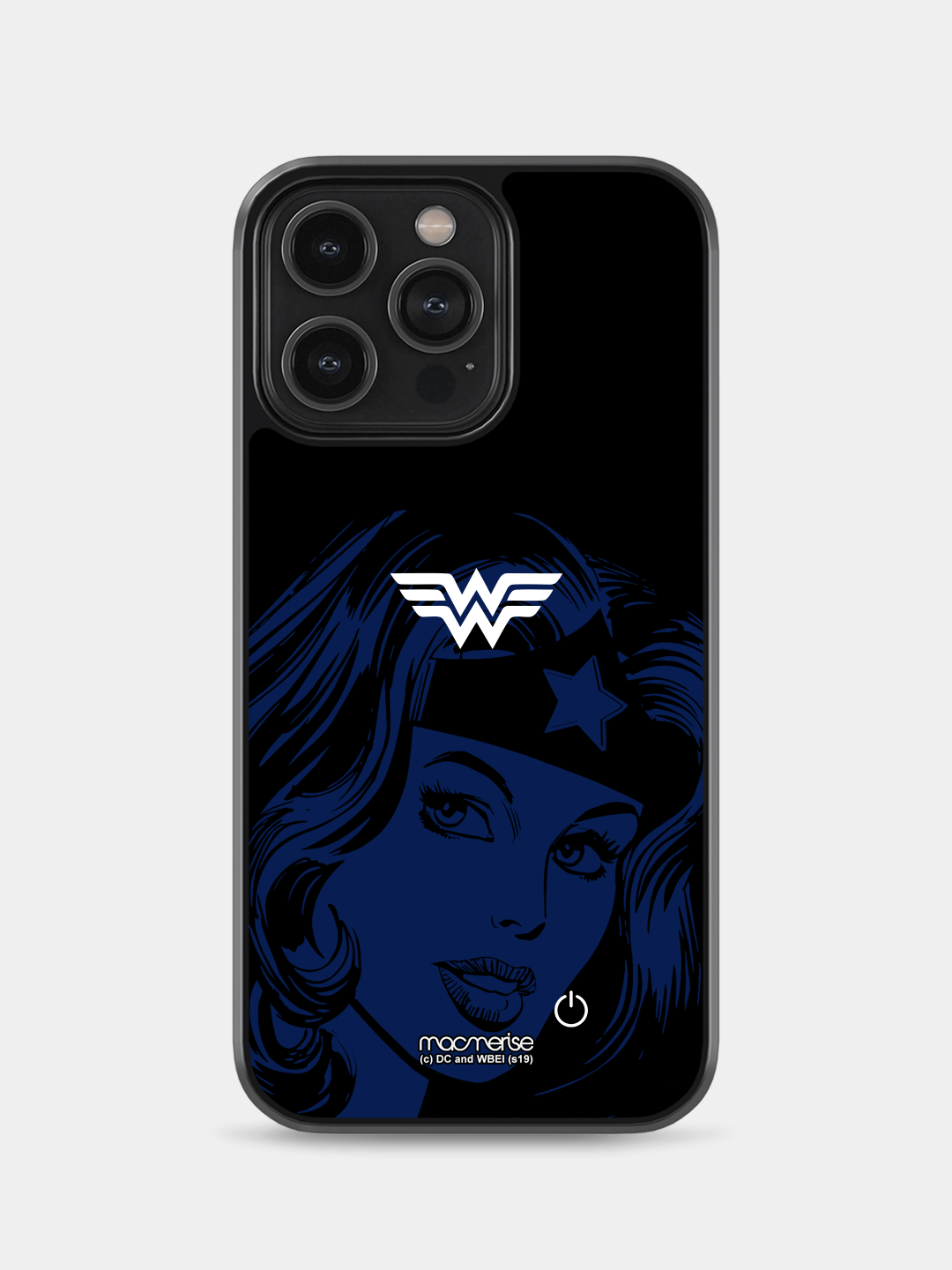 Silhouette Wonder Woman - Lumous LED Case for iPhone 14 Pro Max