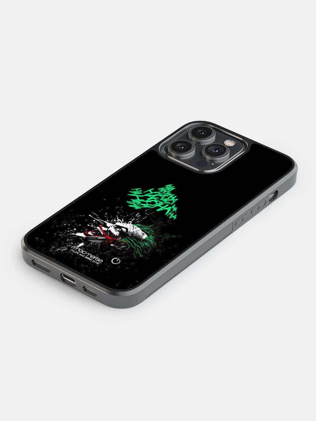 Sinister Joker Laugh - Lumous LED Case for iPhone 14 Pro Max