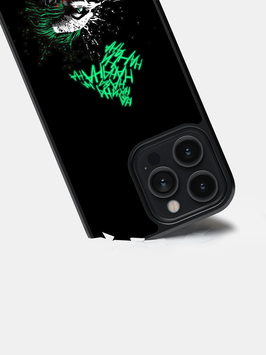 Sinister Joker Laugh - Lumous LED Case for iPhone 14 Pro Max