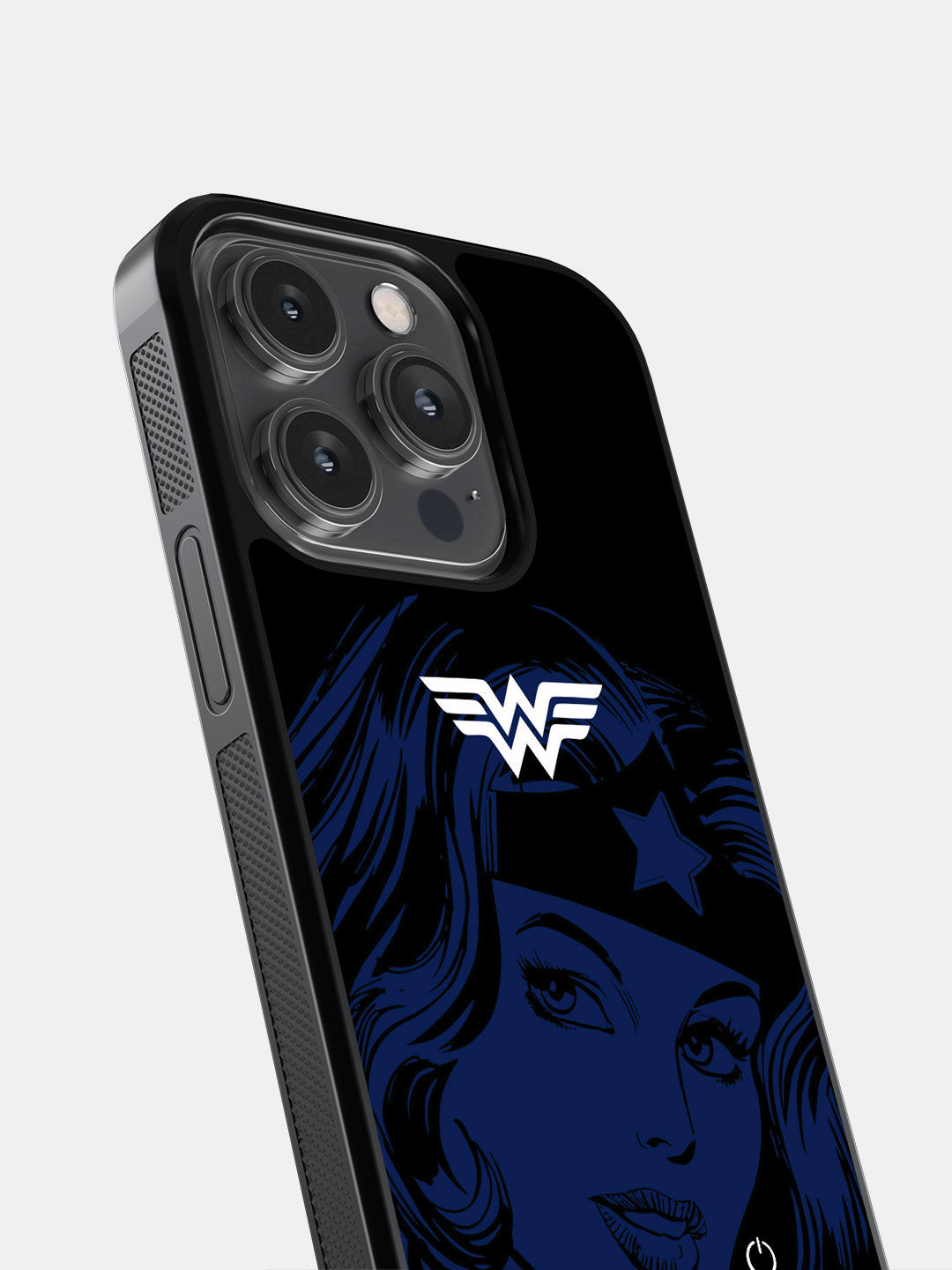 Silhouette Wonder Woman - Lumous LED Case for iPhone 14 Pro