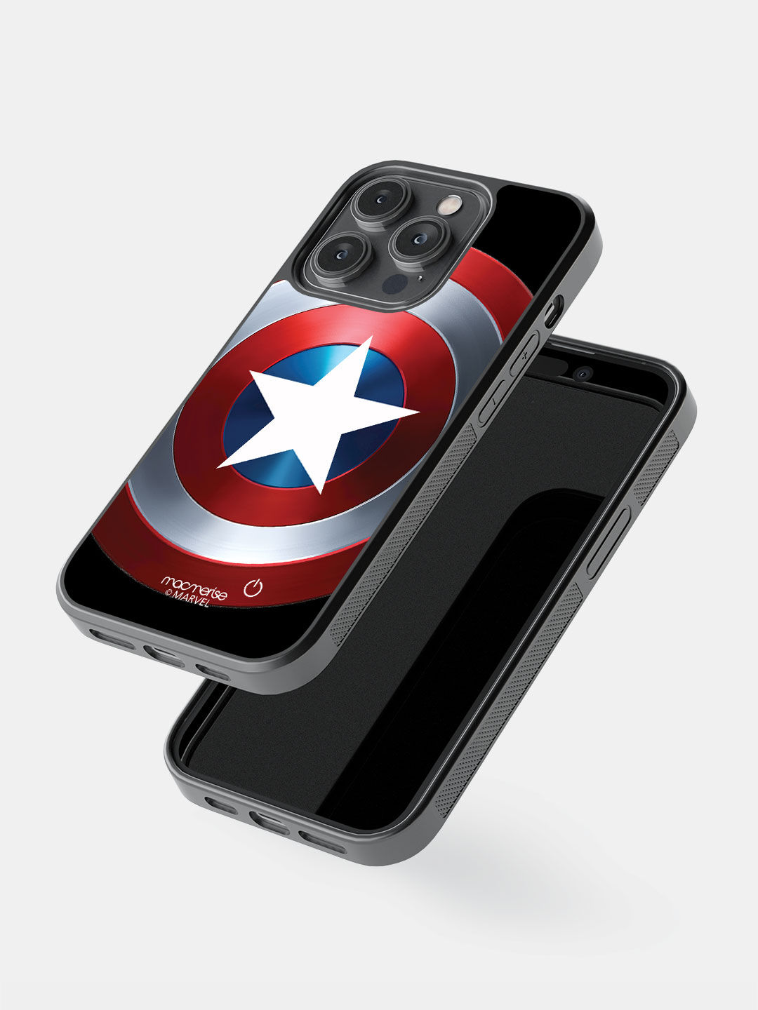 Classic Captains Shield - Lumous LED Case for iPhone 14 Pro