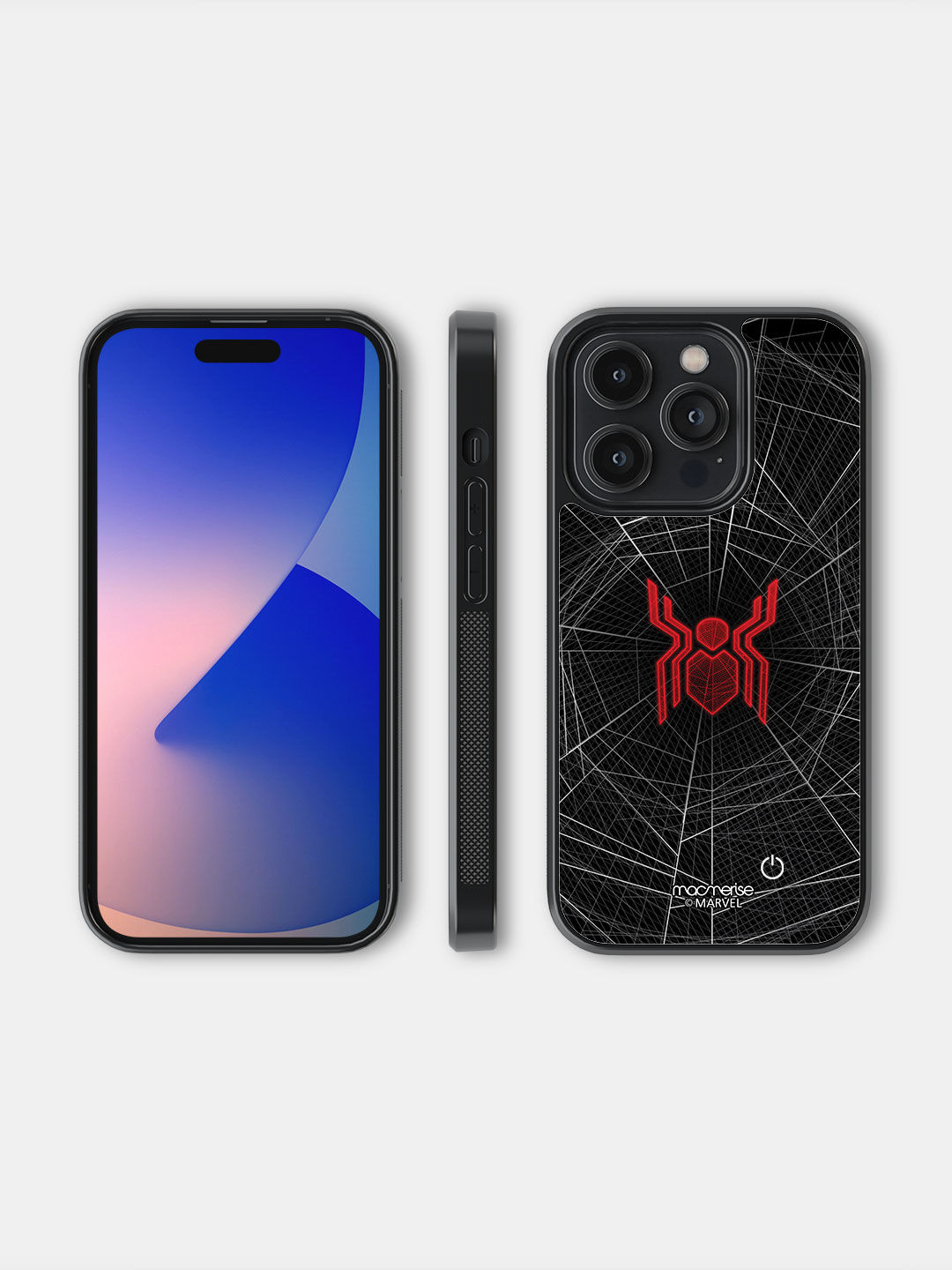 Spider Webbed - Lumous LED Case for iPhone 14 Pro