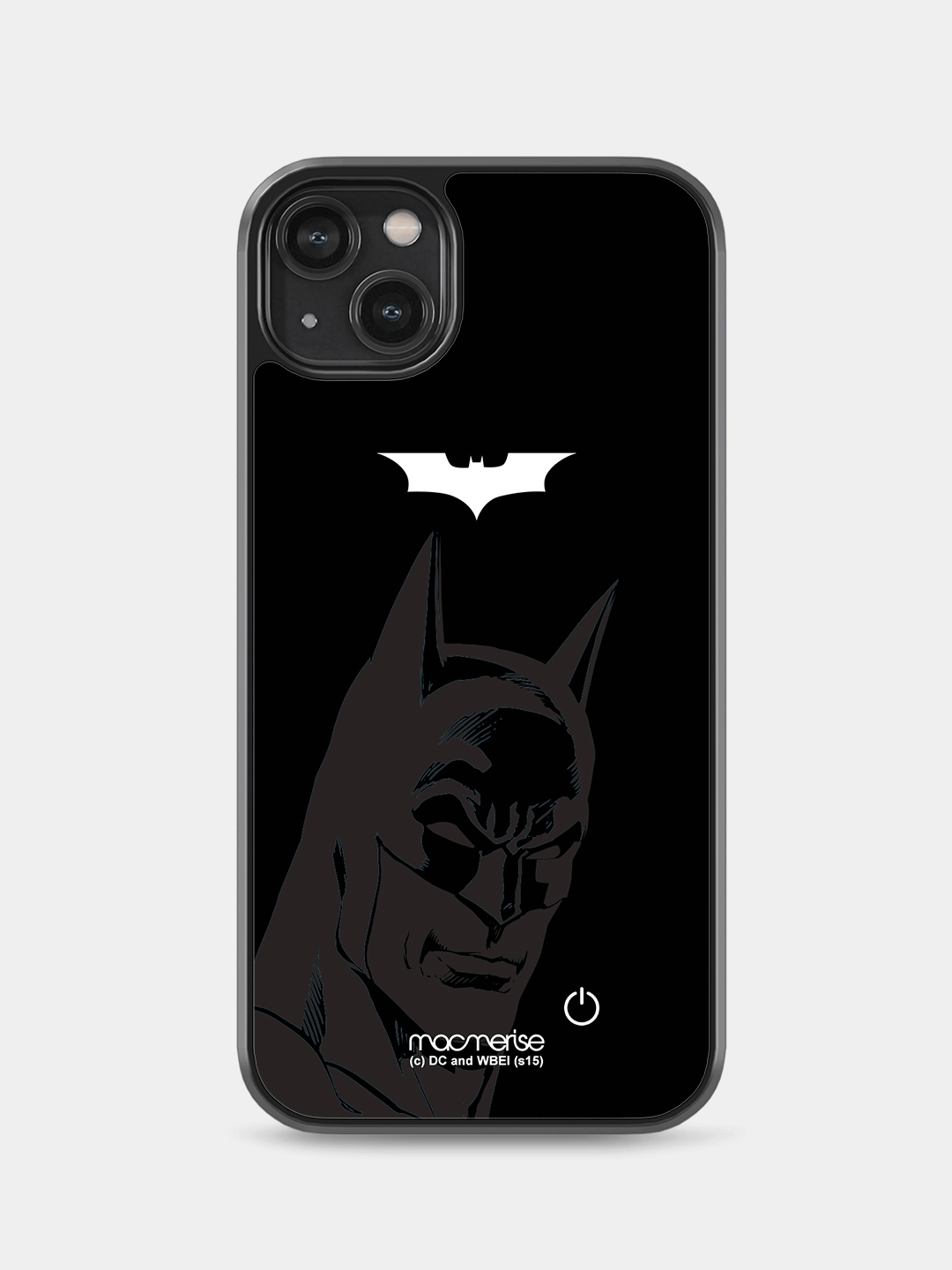 Silhouette Batman - Lumous LED Case for iPhone 14 Plus