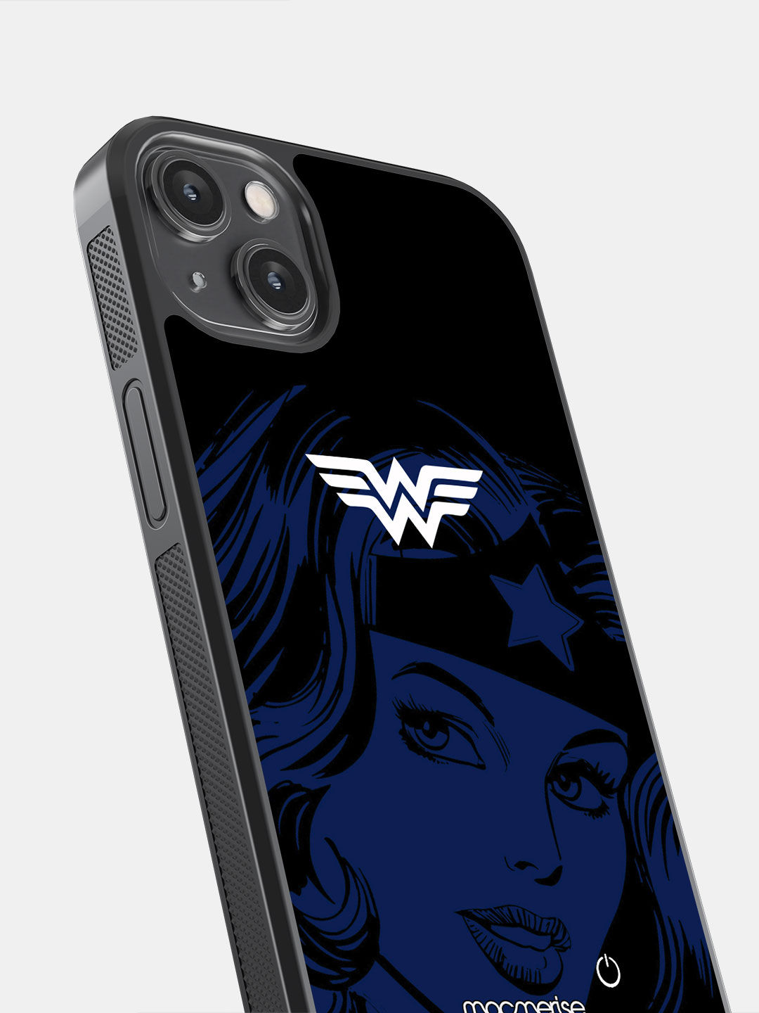 Silhouette Wonder Woman - Lumous LED Case for iPhone 14 Plus