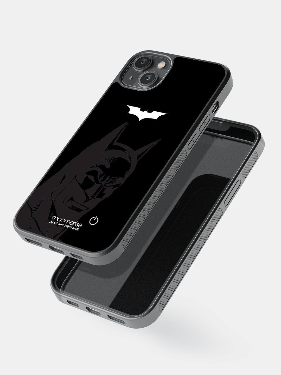 Silhouette Batman - Lumous LED Case for iPhone 14 Plus