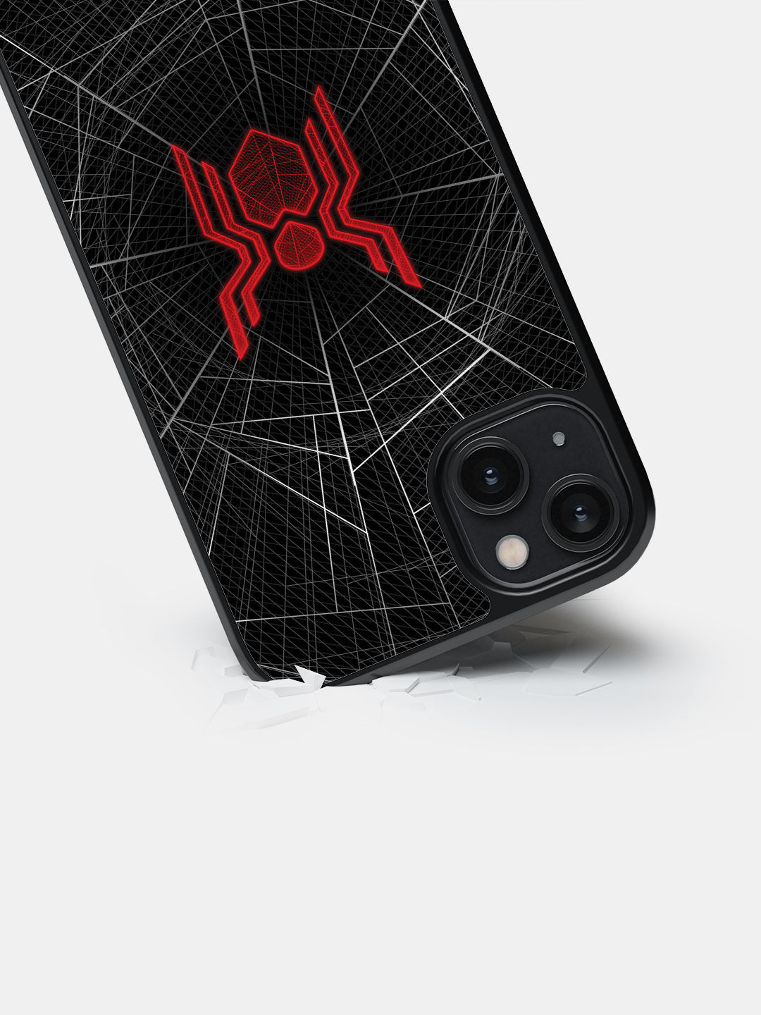 Spider Webbed - Lumous LED Case for iPhone 14 Plus