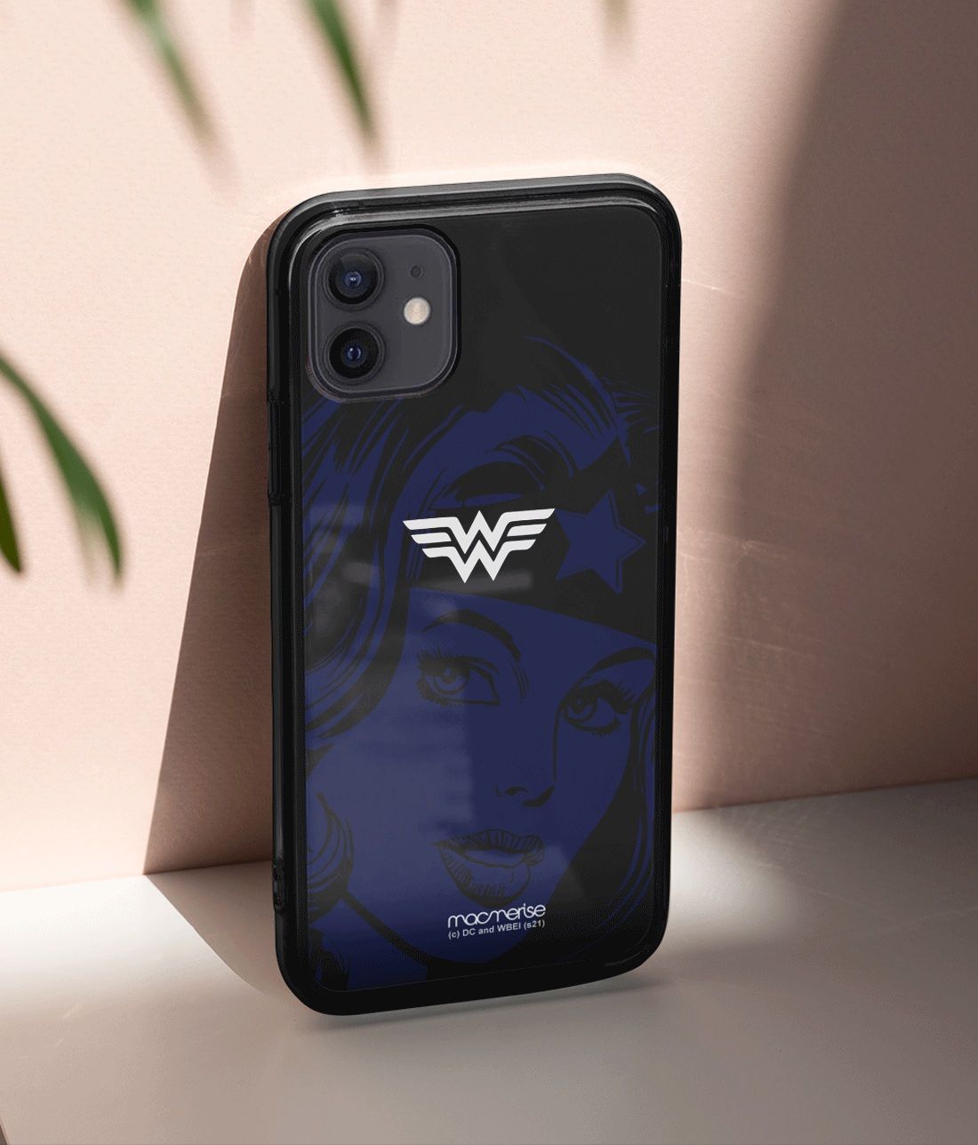 Silhouette Wonder Woman - Lumous LED Case for iPhone 13