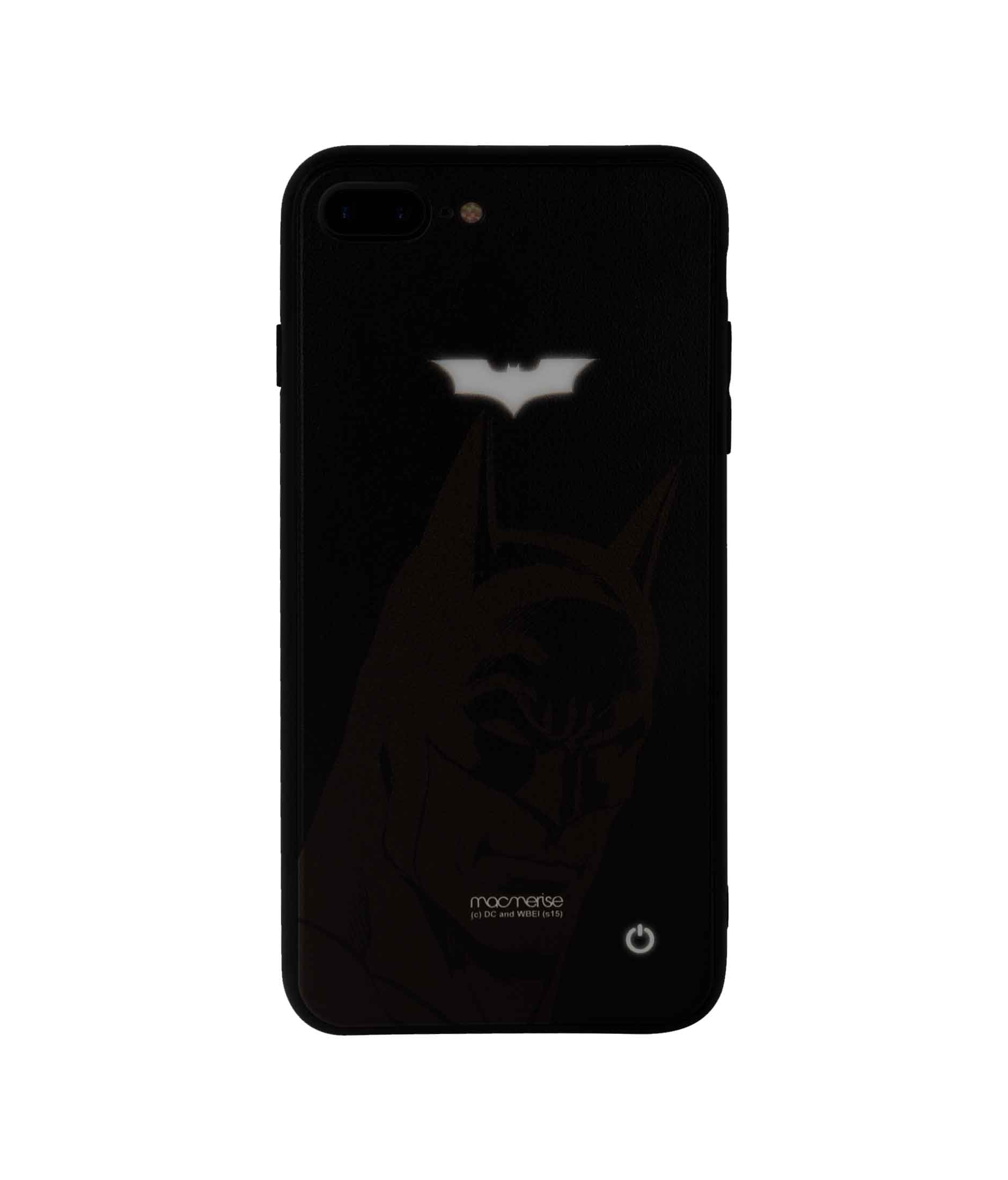 Silhouette Batman - Lumous LED Phone Case for iPhone 7 Plus