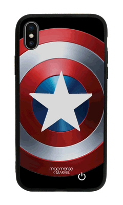 Buy Classic Captains Shield - Lumous LED Phone Case for iPhone X Phone Cases & Covers Online