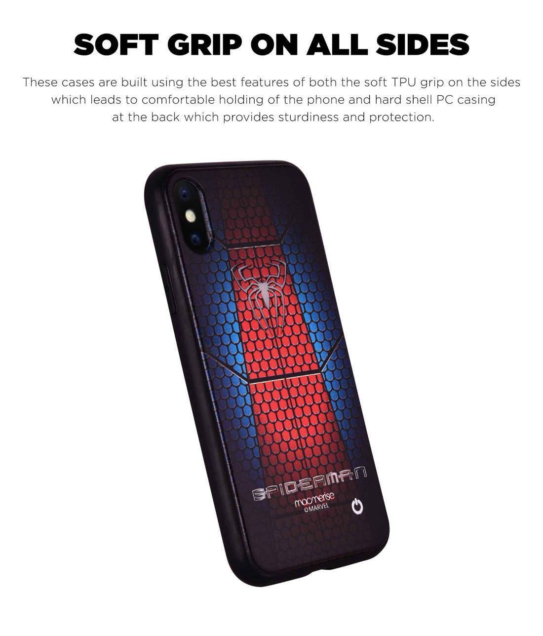 Spider Web Suit - Lumous LED Phone Case for iPhone XS
