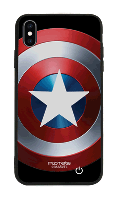 Buy Classic Captains Shield - Lumous LED Phone Case for iPhone XS Max Phone Cases & Covers Online