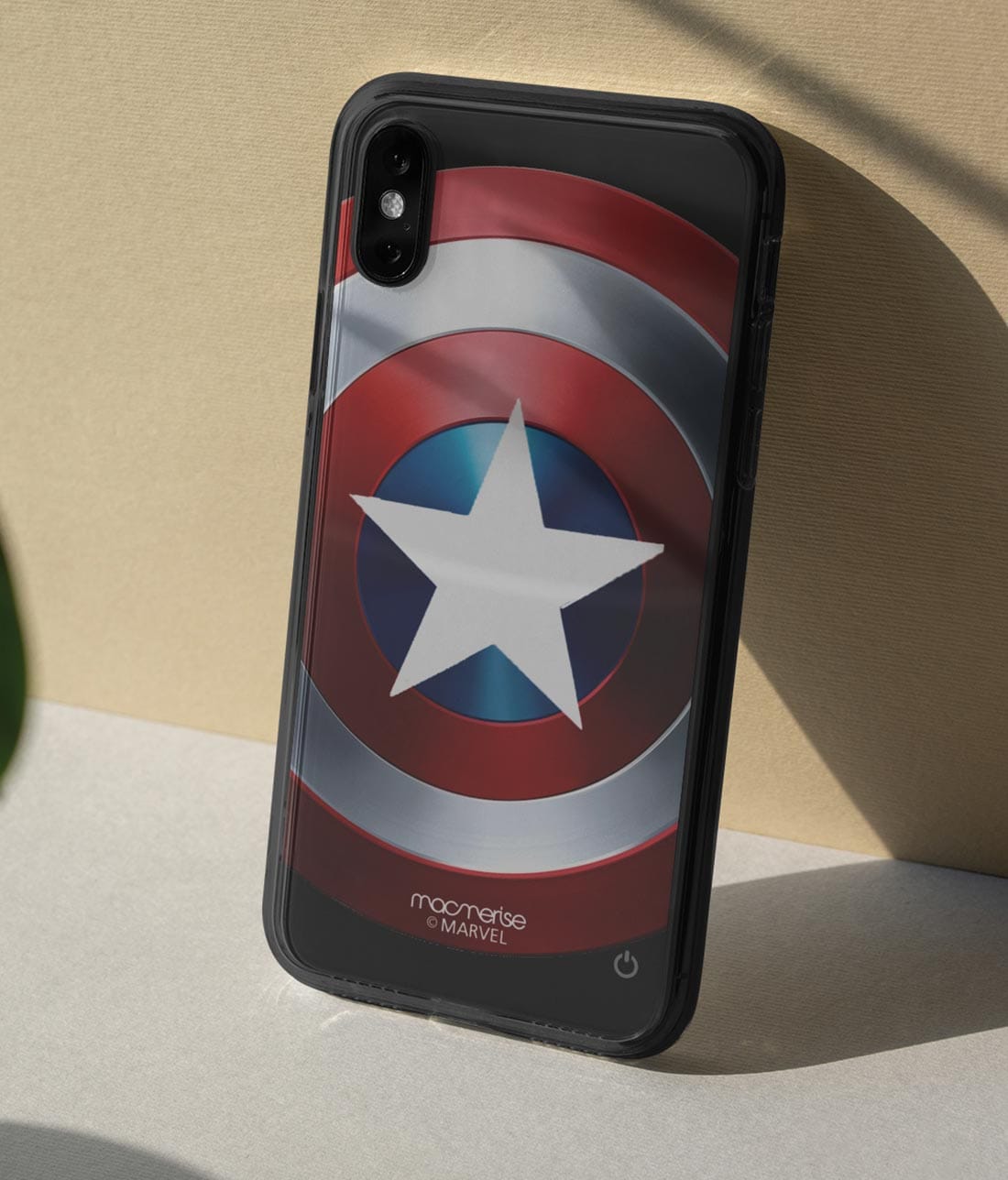 Classic Captains Shield - Lumous LED Phone Case for iPhone XS Max