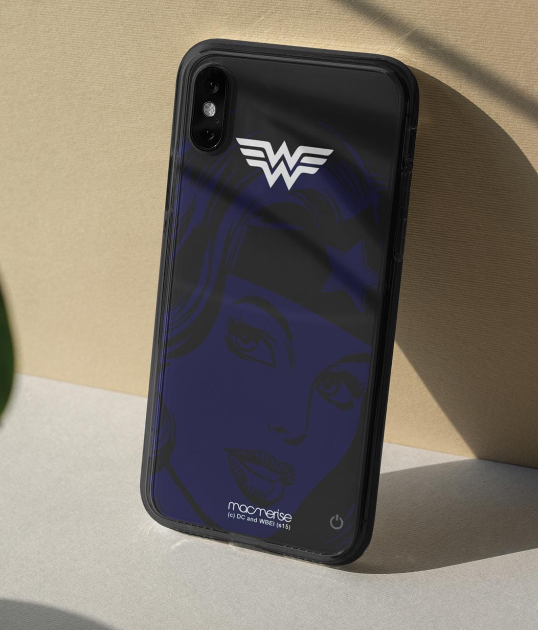 Silhouette Wonder Woman - Lumous LED Phone Case for iPhone XS Max