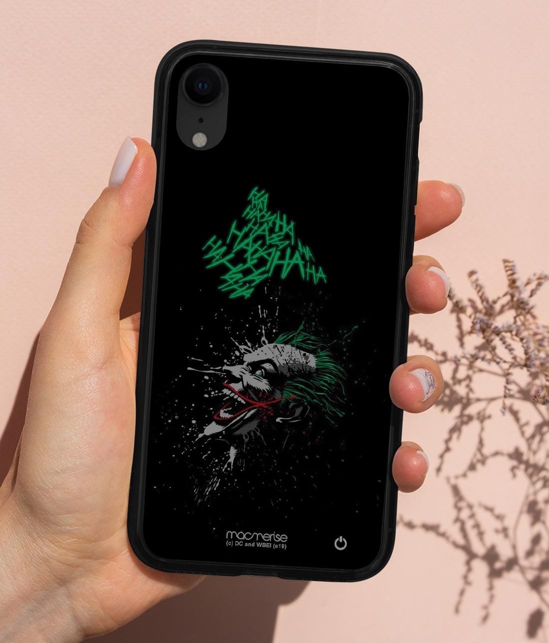 Sinister Joker Laugh - Lumous LED Phone Case for iPhone XR