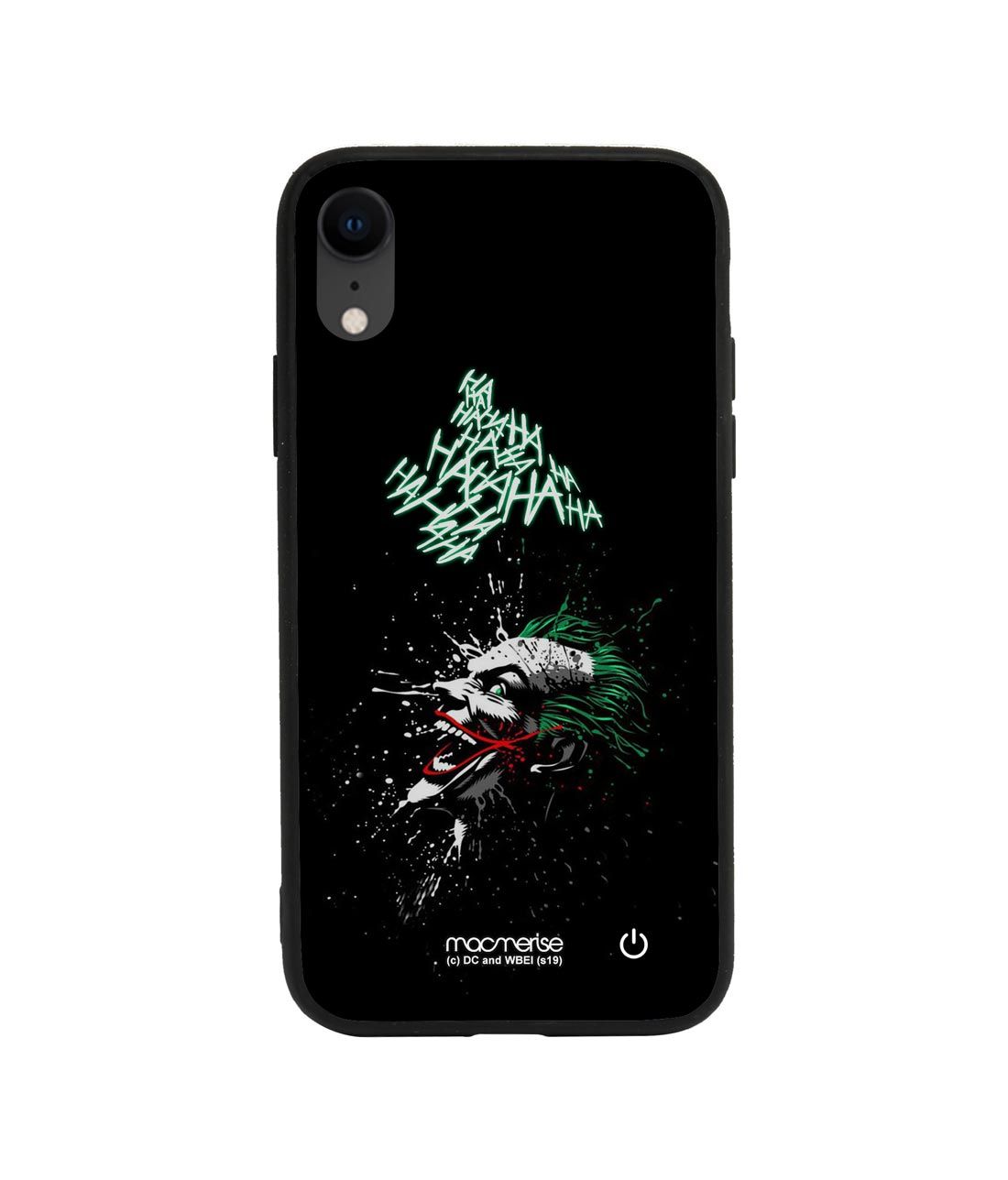 Sinister Joker Laugh - Lumous LED Phone Case for iPhone XR
