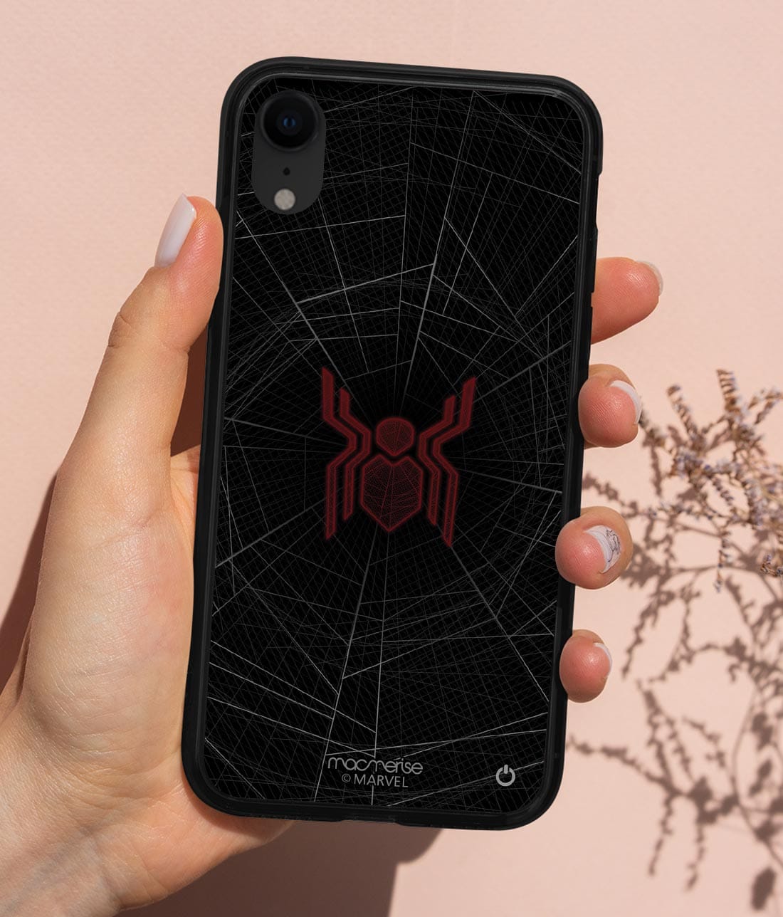 Spider Webbed - Lumous LED Phone Case for iPhone XR