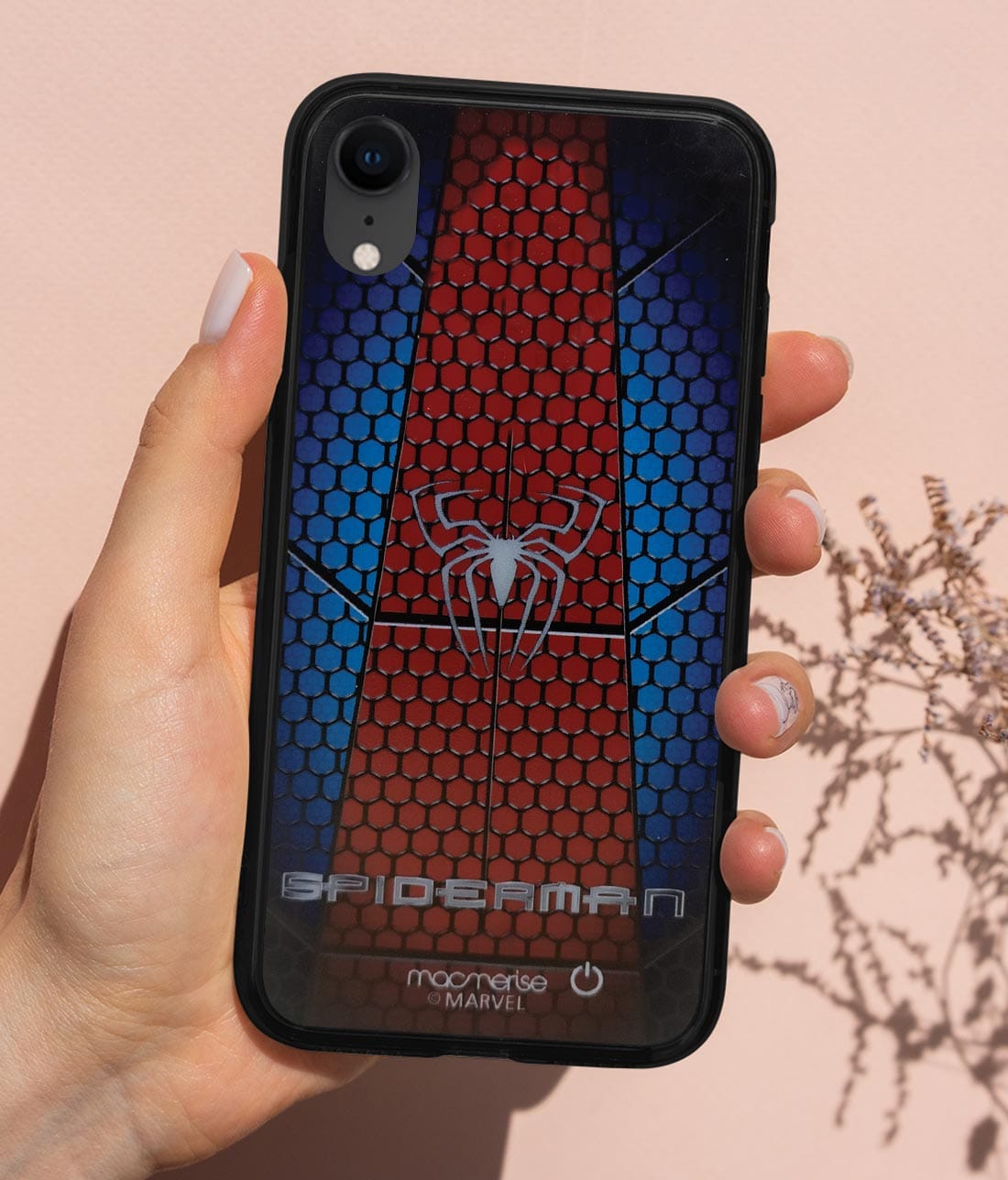 Spider Web Suit - Lumous LED Phone Case for iPhone XR