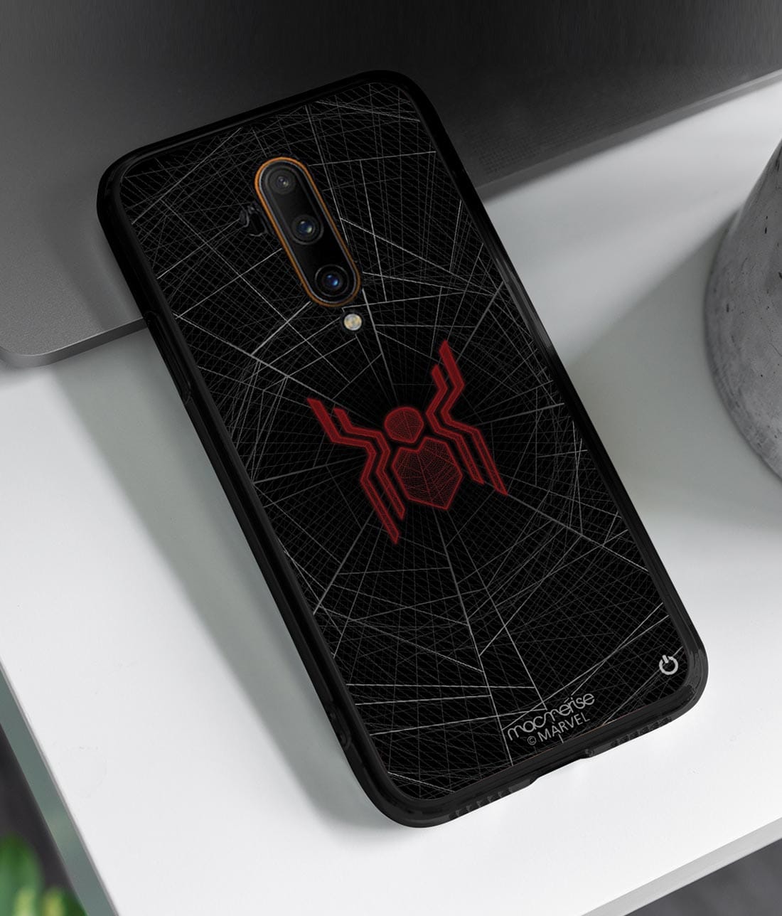 Spider Webbed - Lumous LED Phone Case for OnePlus 7T Pro