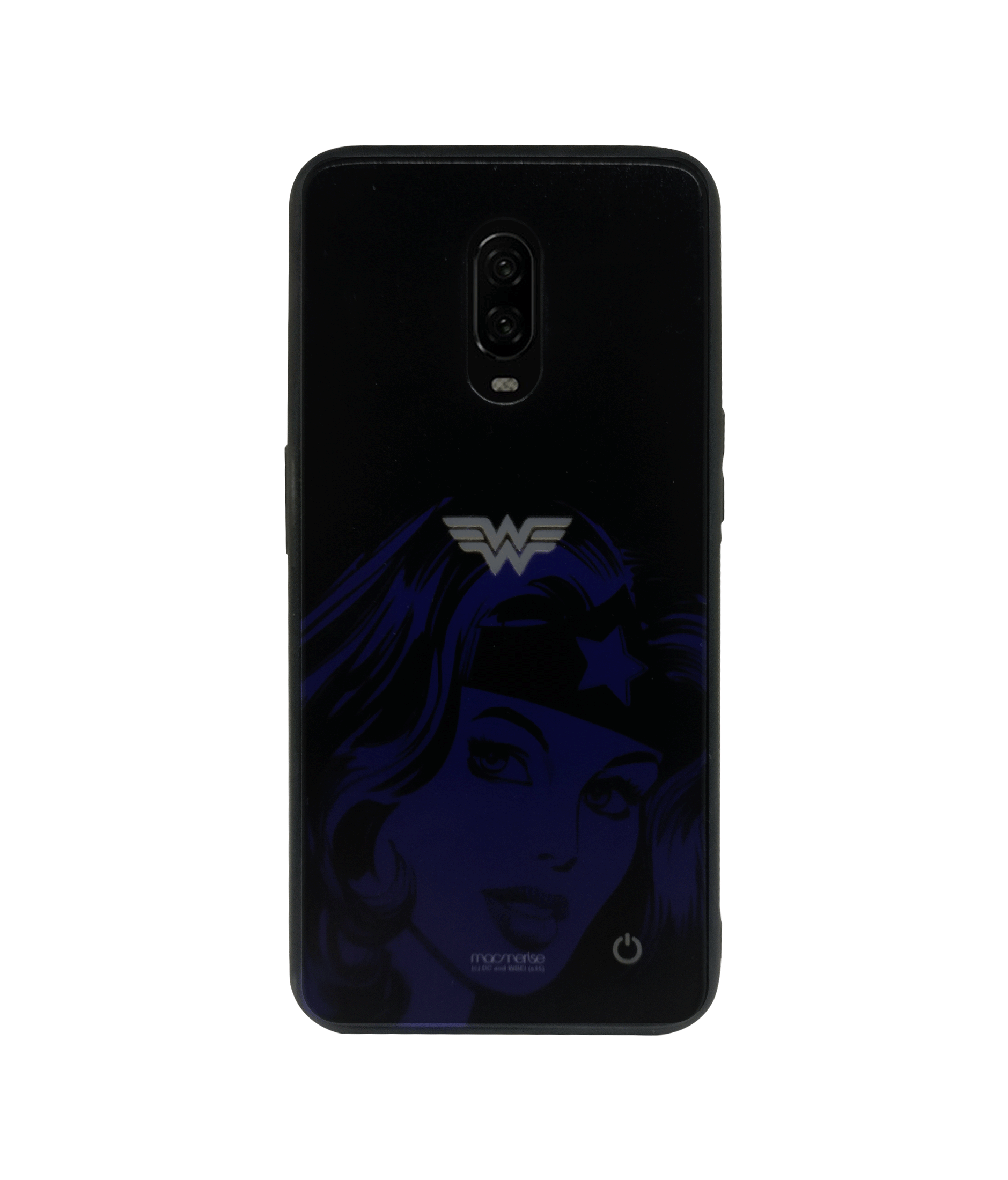 Silhouette Wonder Woman - Lumous LED Phone Case for OnePlus 6T