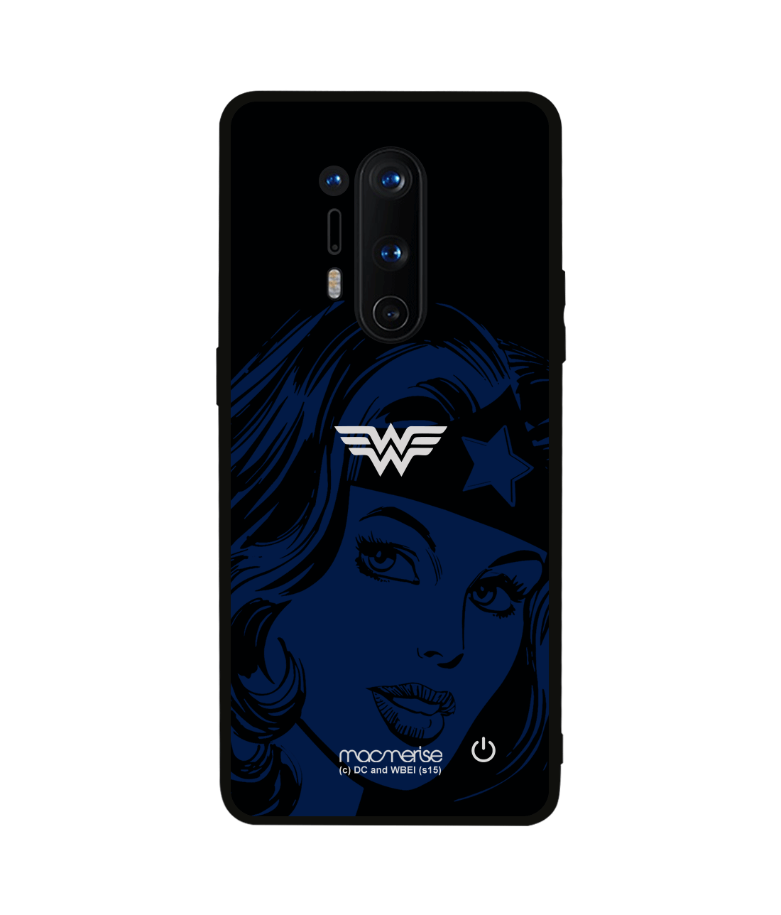 Silhouette Wonder Woman - Lumous LED Phone Case for OnePlus 8 Pro