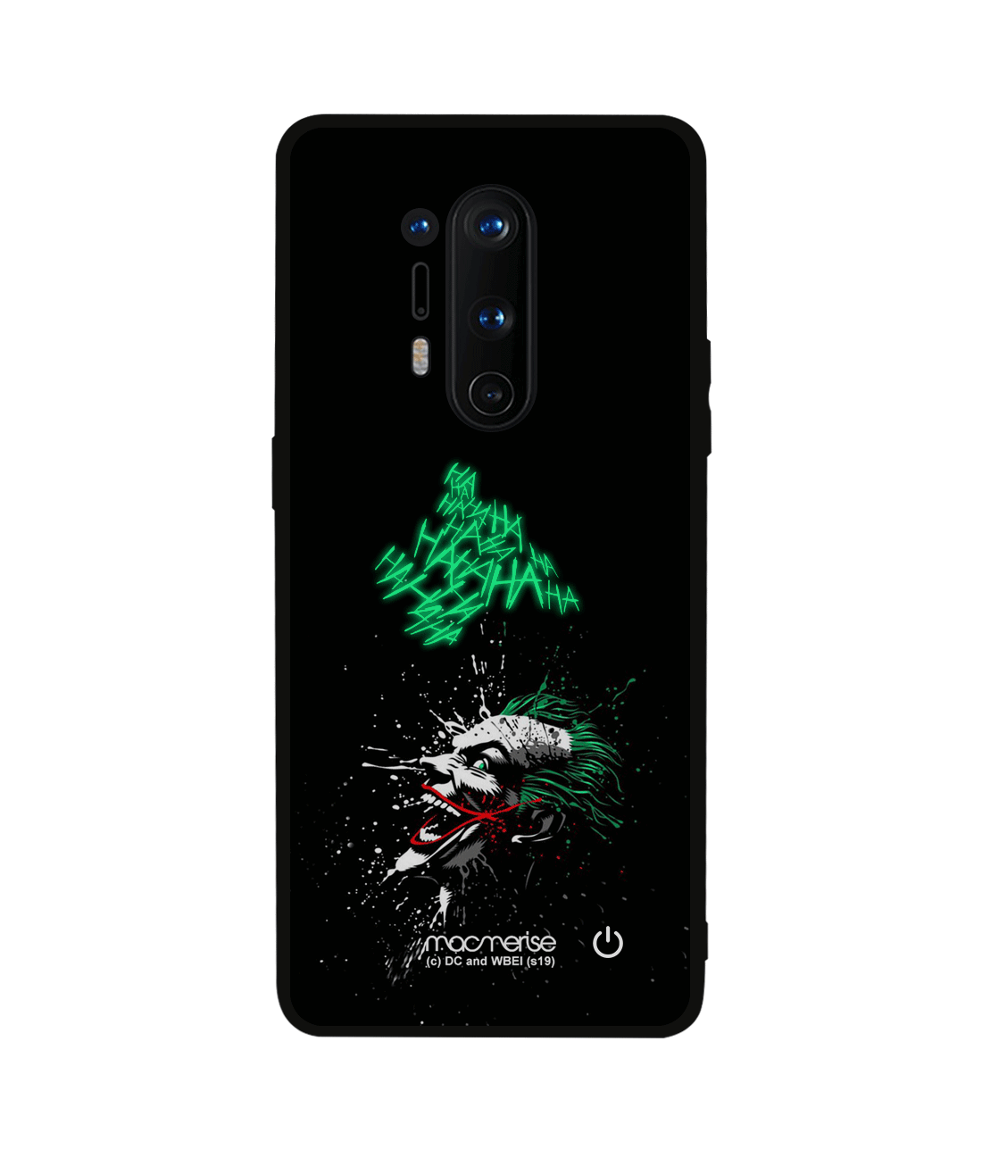 Sinister Joker Laugh - Lumous LED Phone Case for OnePlus 8 Pro