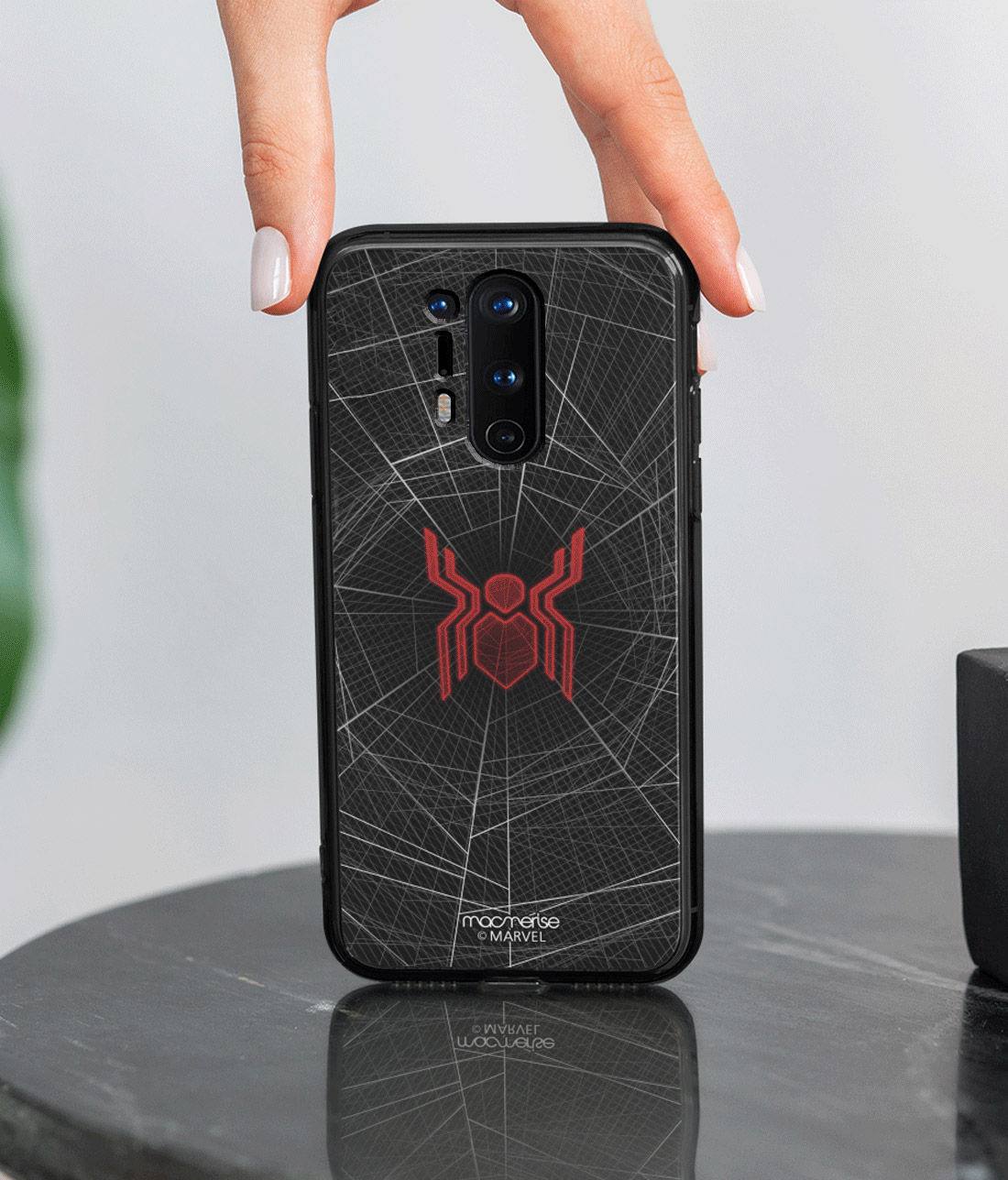 Spider Webbed - Lumous LED Phone Case for OnePlus 8 Pro