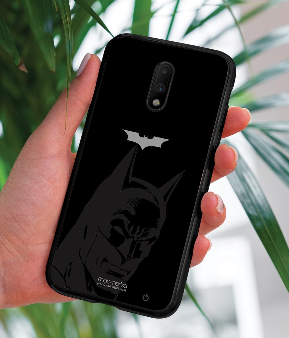 Silhouette Batman - Lumous LED Phone Case for OnePlus 7