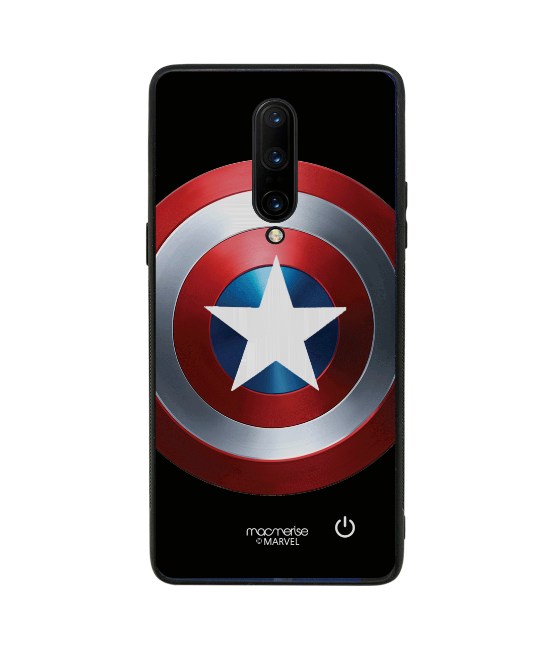 Classic Captains Shield - Lumous LED Phone Case for OnePlus 8