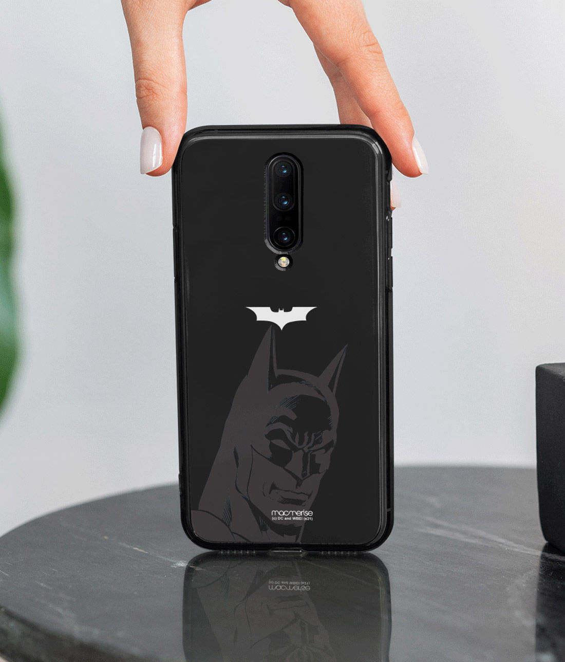 Silhouette Batman - Lumous LED Phone Case for OnePlus 8