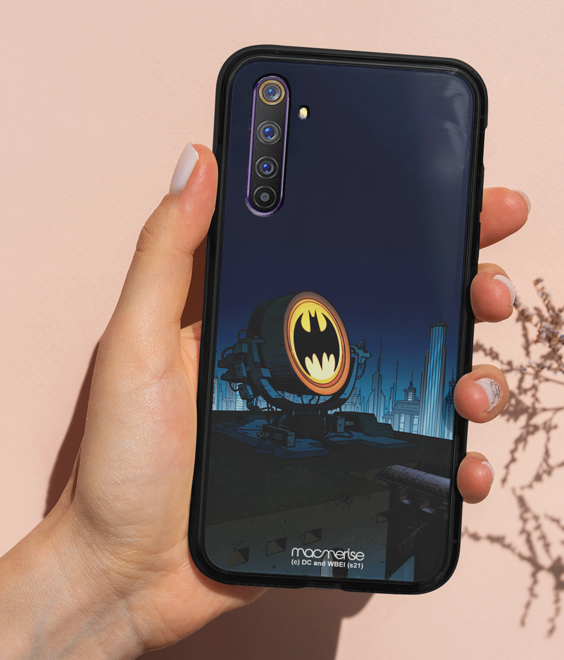 Light up Bat - Lumous LED Phone Case for Realme 6 Pro