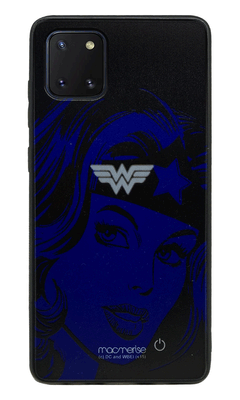 Buy Silhouette Wonder Woman - Lumous LED Phone Case for Samsung Note10 Lite Phone Cases & Covers Online