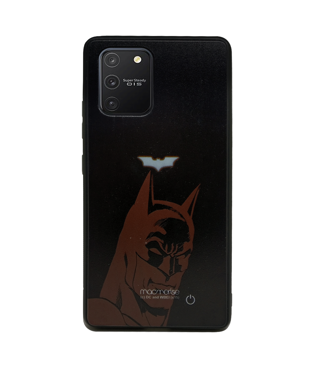 Silhouette Batman - Lumous LED Phone Case for Samsung S10 Lite