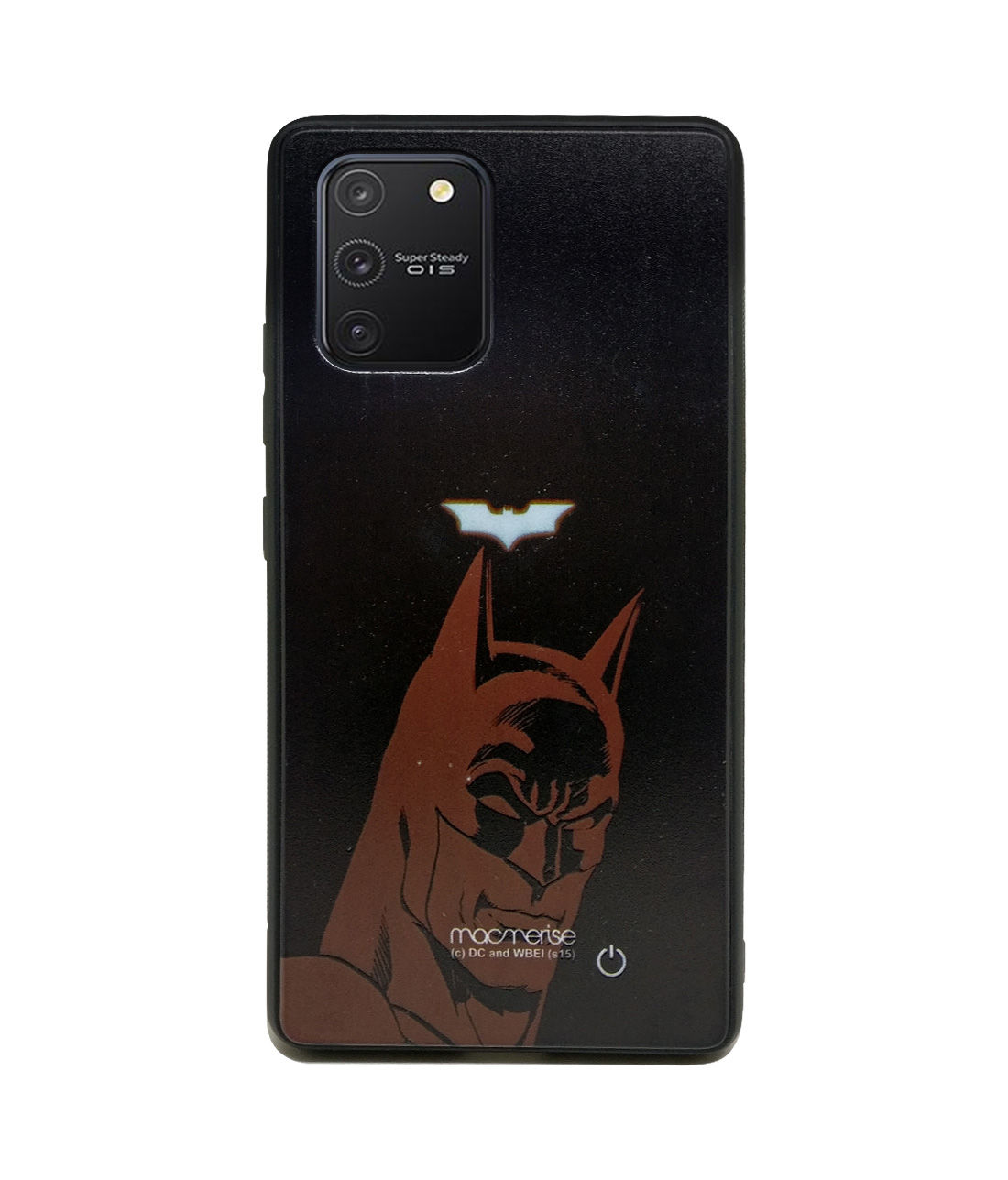 Silhouette Batman - Lumous LED Phone Case for Samsung S10 Lite