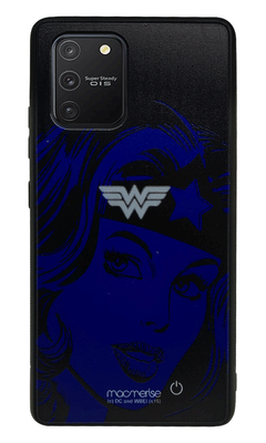 Buy Silhouette Wonder Woman - Lumous LED Phone Case for Samsung S10 Lite Phone Cases & Covers Online