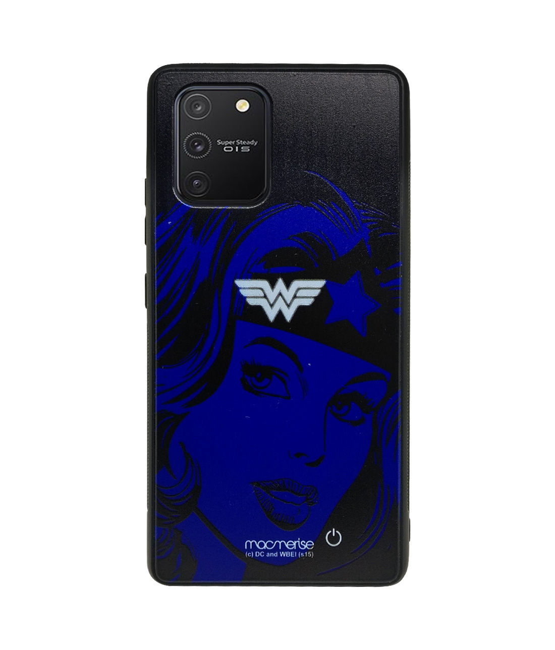 Silhouette Wonder Woman - Lumous LED Phone Case for Samsung S10 Lite