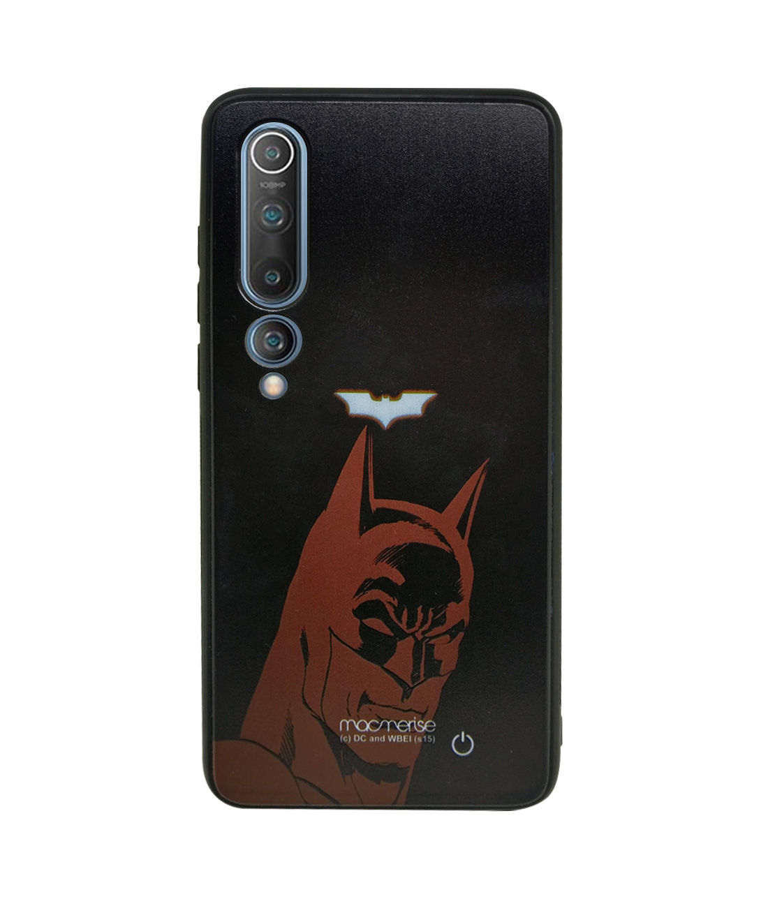 Silhouette Batman - Lumous LED Phone Case for Xiaomi Mi 10