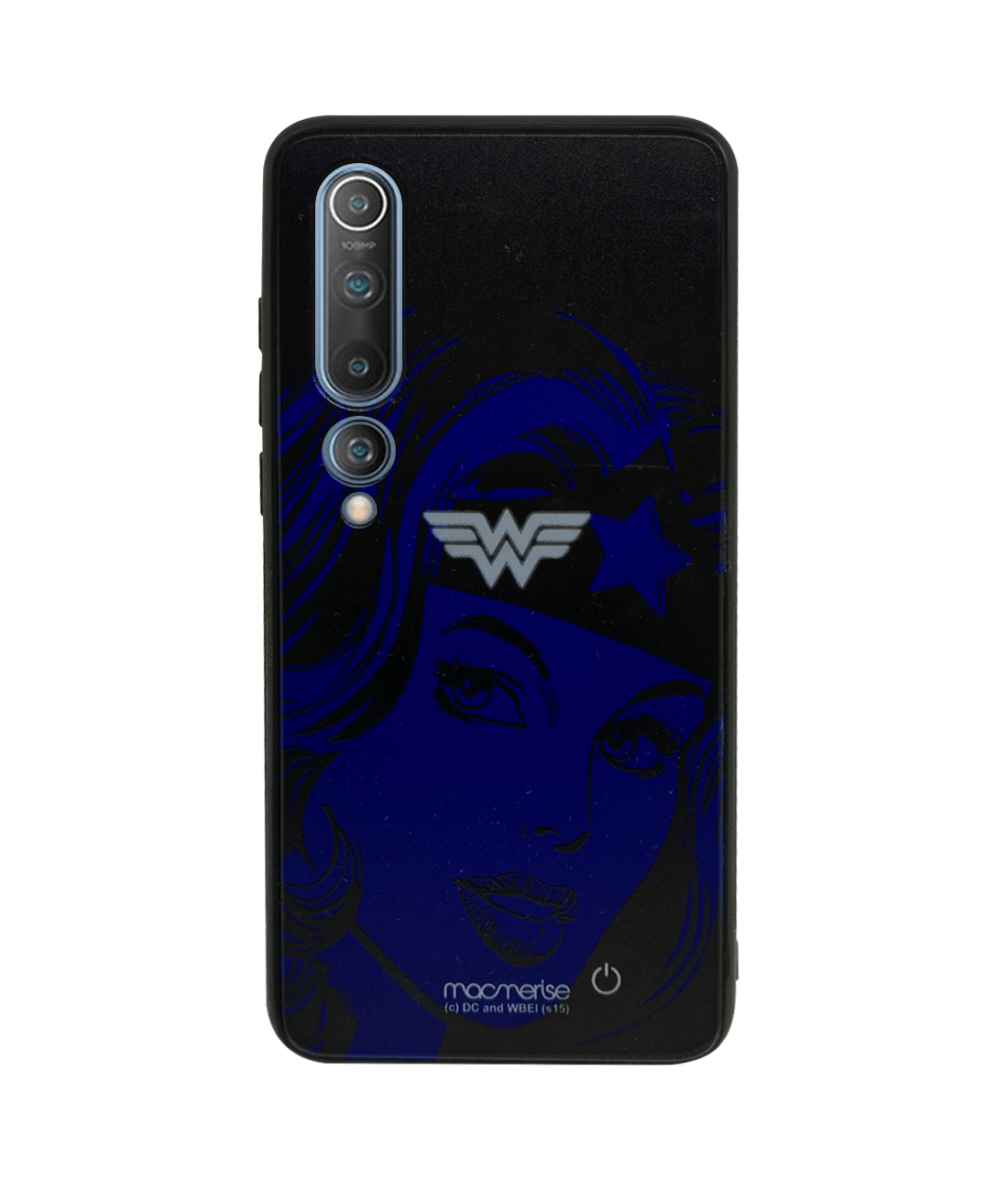 Silhouette Wonder Woman - Lumous LED Phone Case for Xiaomi Mi 10