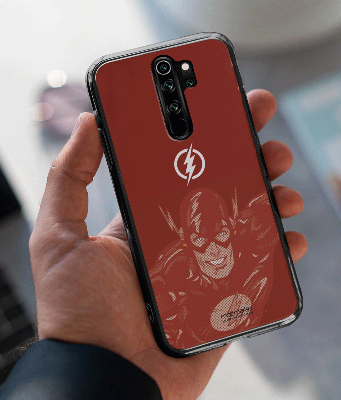 Fierce Flash Attack - Lumous LED Phone Case for Xiaomi Redmi Note 8 Pro