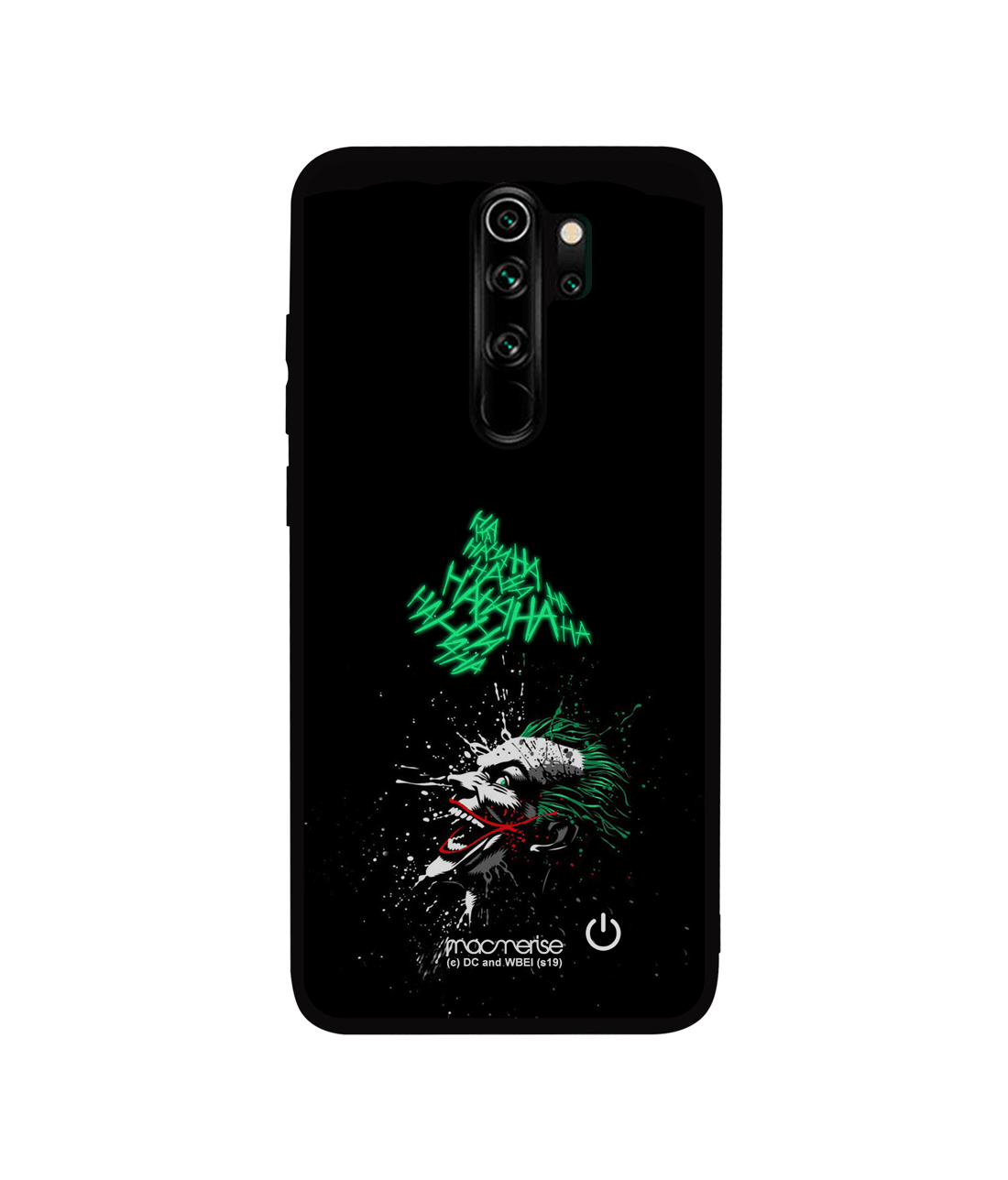 Sinister Joker Laugh - Lumous LED Phone Case for Xiaomi Redmi Note 8 Pro