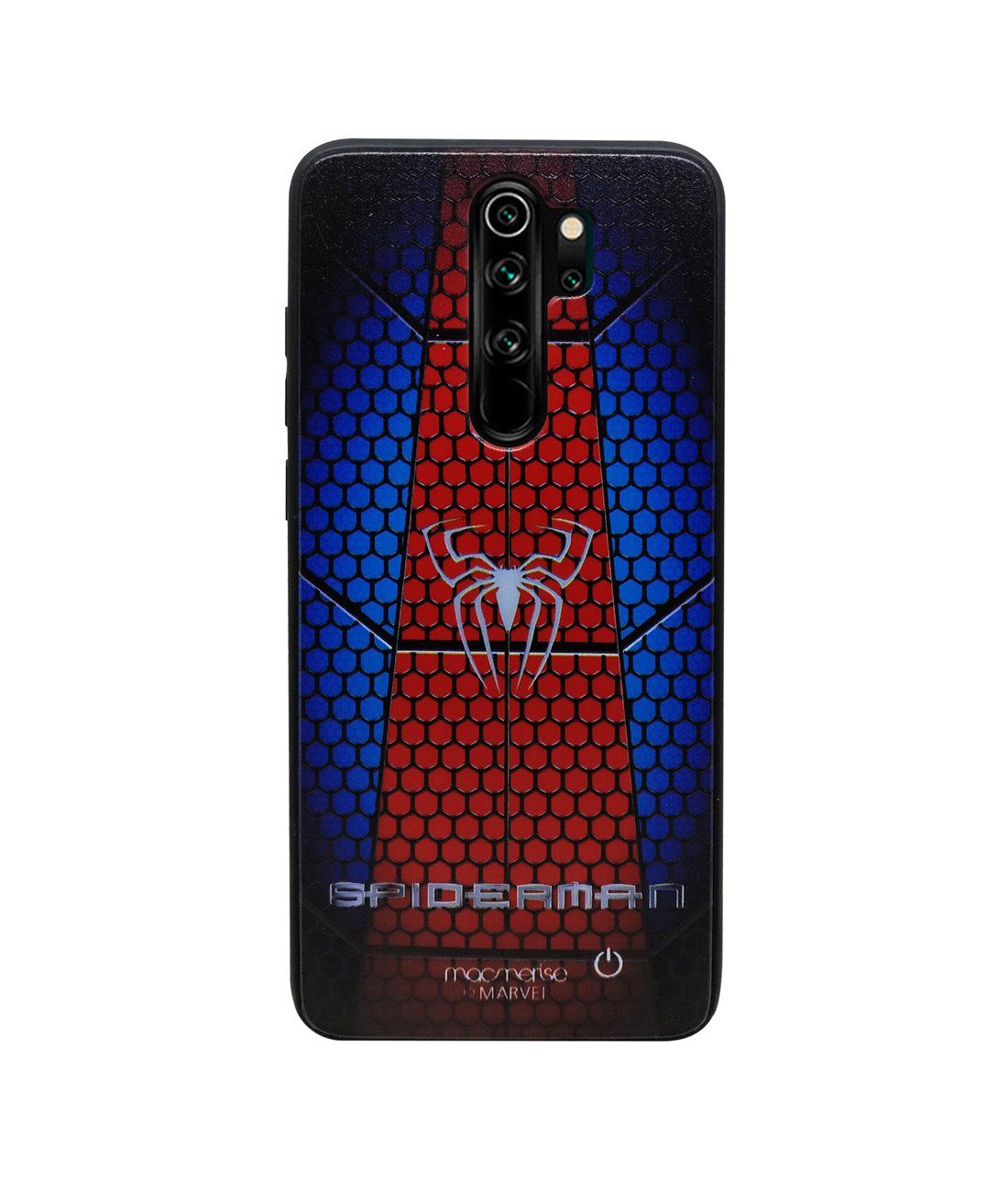 Spider Web Suit - Lumous LED Phone Case for Xiaomi Redmi Note 8 Pro