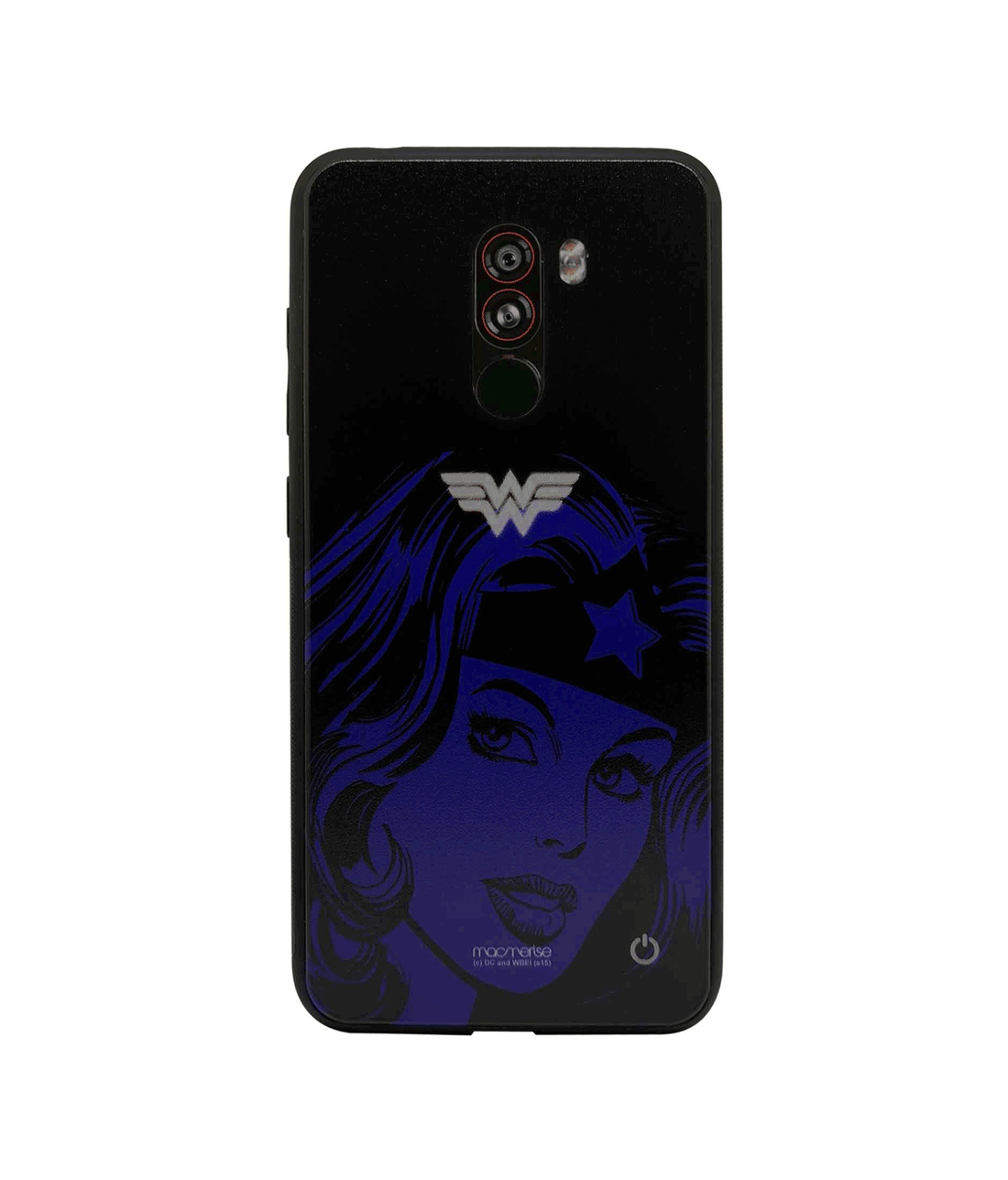 Silhouette Wonder Woman - Lumous LED Phone Case for Xiaomi Poco F1