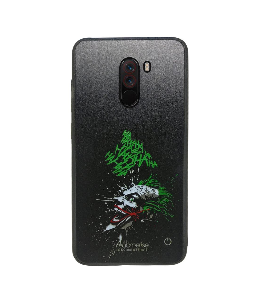 Sinister Joker Laugh - Lumous LED Phone Case for Xiaomi Poco F1
