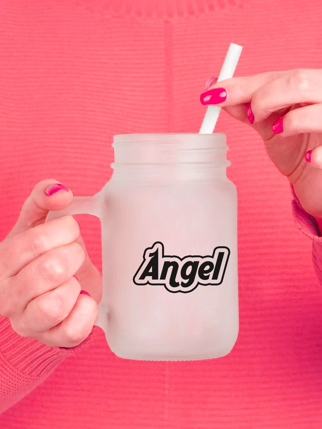 Valentine Angel - Mason Jar