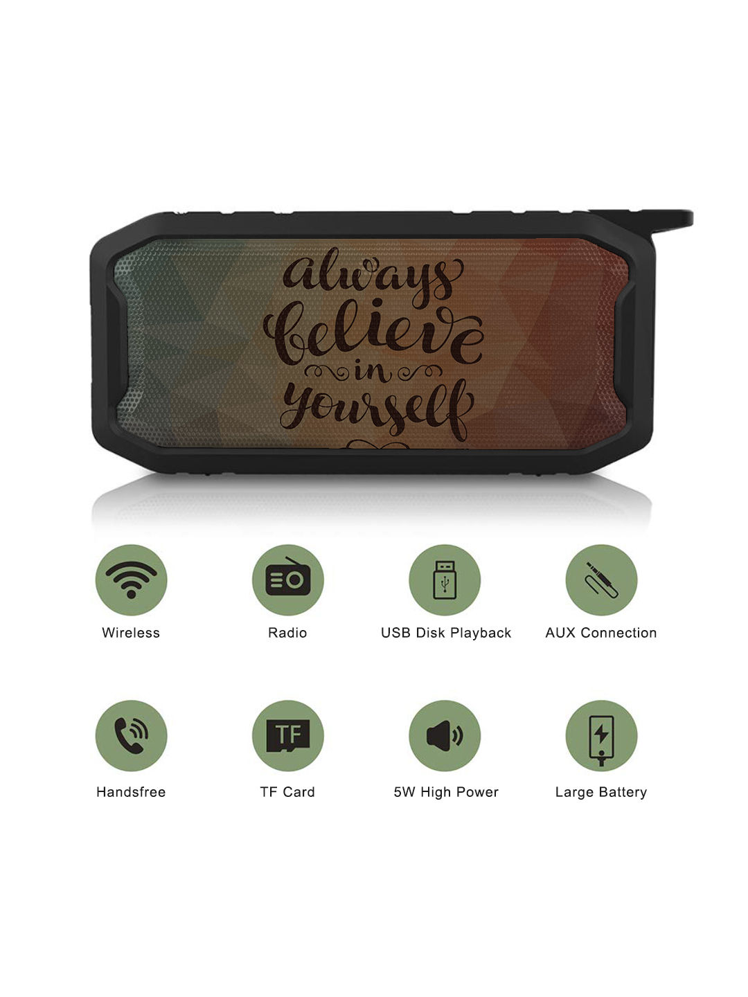 Believe in Yourself - Macmerise Melody Bluetooth Speaker