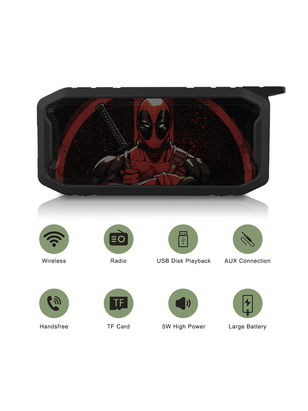 Deadpool Stance - Macmerise Melody Bluetooth Speaker