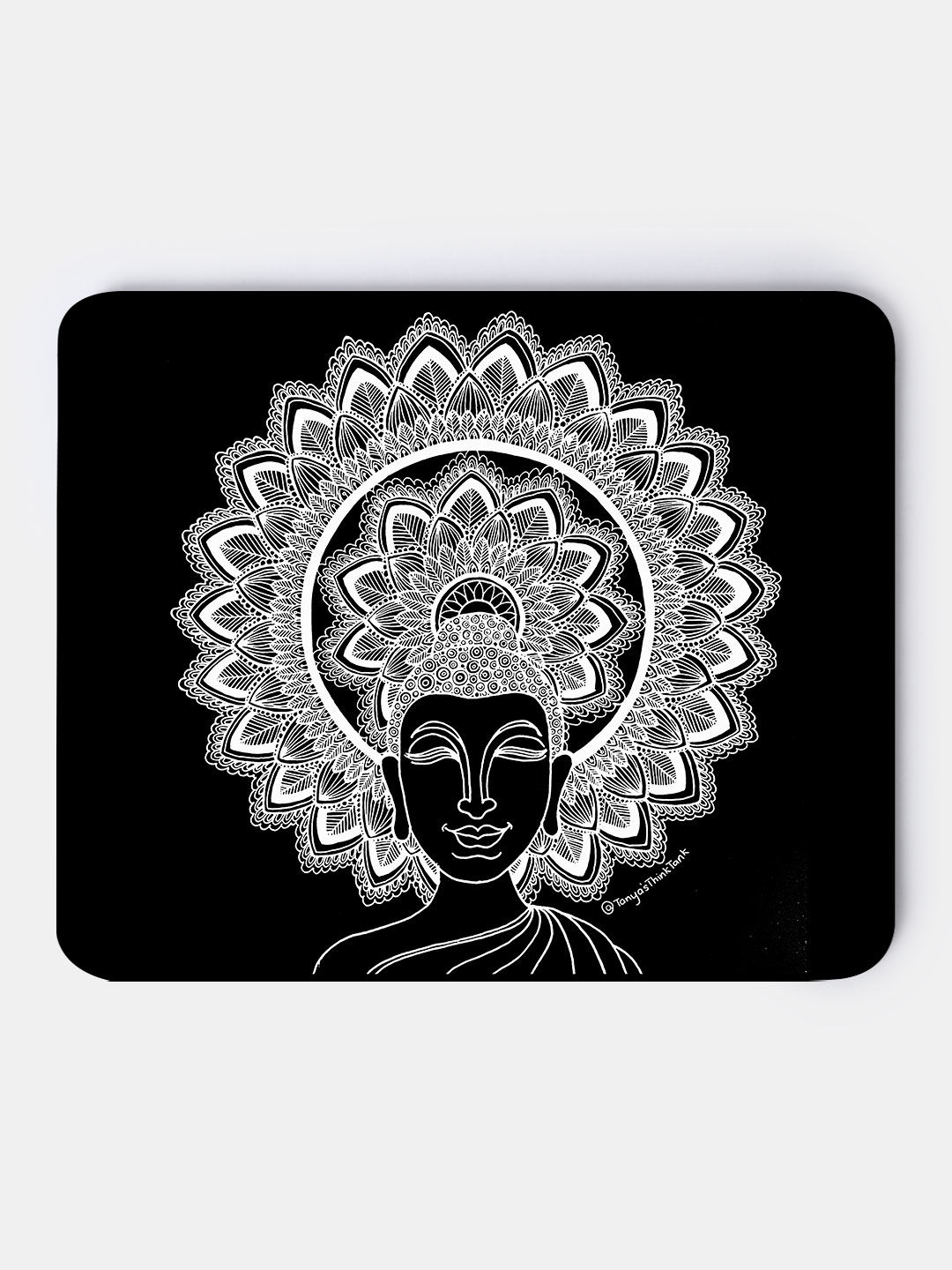 Buy Buddha White - Macmerise Mouse Pad Mouse Pads Online