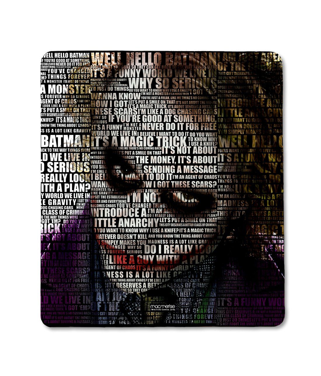 Joker Quotes - Macmerise Mouse Pad