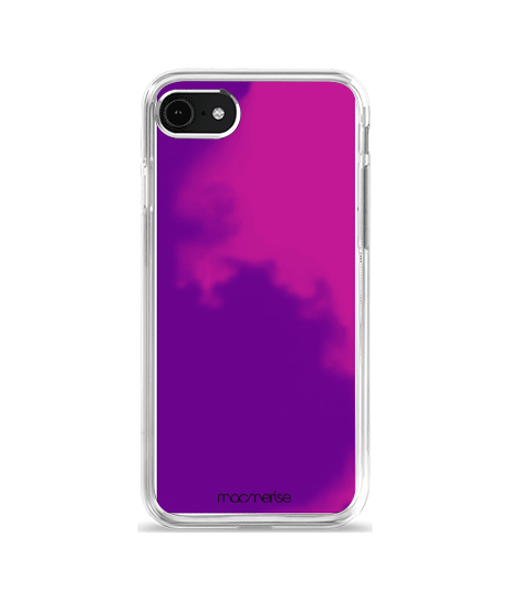 Neon Sand Purple Pink - Neon Sand Phone Case for iPhone 8