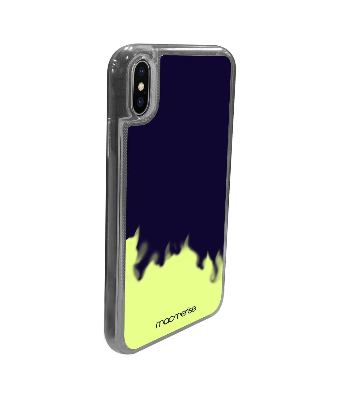 Neon Sand Blue - Neon Sand Phone Case for iPhone X